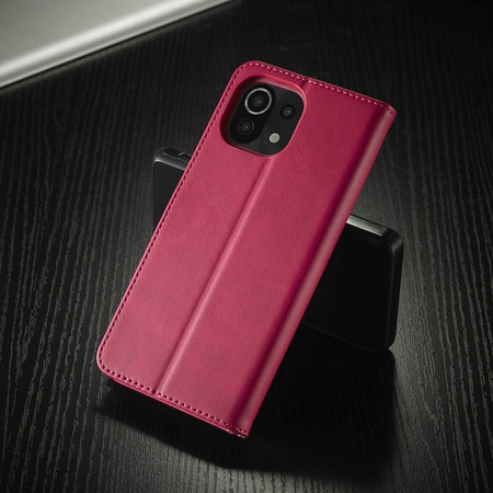 Etui Bizon Case Wallet do Xiaomi Mi 11, różowe