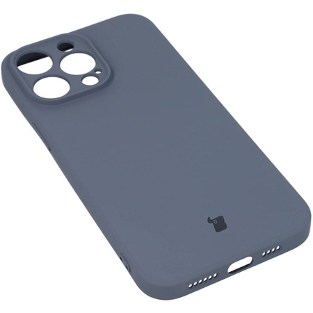 Etui Bizon Case Silicone do iPhone 14 Pro Max, szare