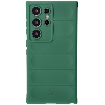 Pancerne etui Bizon Case Tur do Galaxy S24 Ultra, ciemnozielone