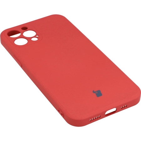 Etui Bizon Case Silicone do iPhone 12 Pro, ciemny róż