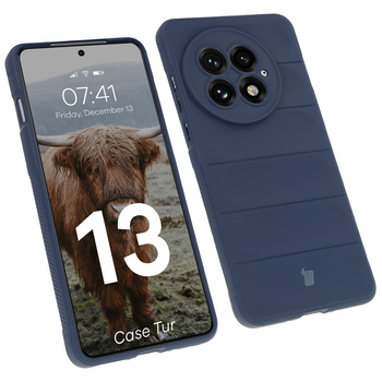 Pancerne etui Bizon Case Tur do OnePlus 13, granatowe