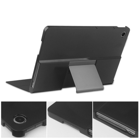 Etui z klapką Bizon Case Tab Croc do Lenovo Tab Plus 11.5" 2024, czarne