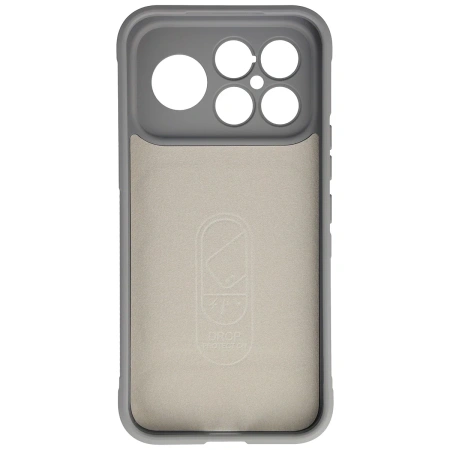 Pancerne etui Bizon Case Tur do Xiaomi POCO F8 Ultra, jasnoszare