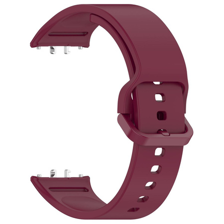 Pasek Bizon Strap Watch Silicone do Galaxy Fit 3, burgundowy