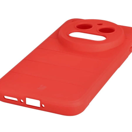 Pancerne etui Bizon Case Tur do Vivo X300 Pro, czerwone