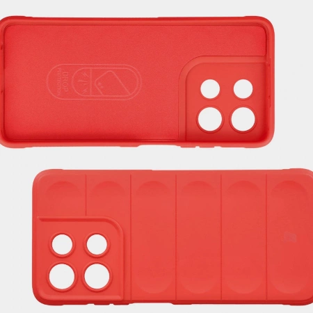 Pancerne etui Bizon Case Tur do Motorola Moto G56 5G, czerwone