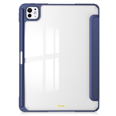 Etui Bizon Case Tab Clear Matt do iPad Pro 13" 2025 / 2024, granatowe
