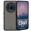 Etui Bizon Case Angelo do Nothing Phone (3a) Pro, półprzezroczyste z czarną ramką