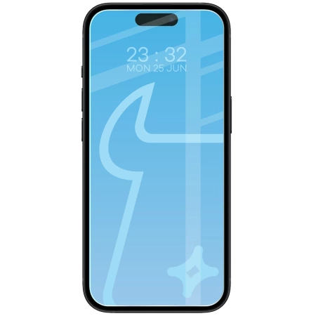 Szkło hartowane Bizon Glass Clear Duo do iPhone 15 / 15 Pro / 16 , 2 sztuki