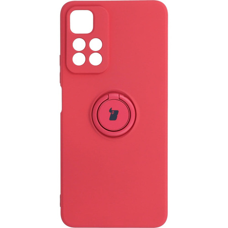 Etui Bizon Case Silicone Ring do Xiaomi Redmi Note 11 Pro+ 5G, różowe