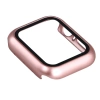 Etui ze szkłem do zegarka Bizon Case+Glass Watch do Apple Watch SE 3 / SE 2 / SE / 6 / 5 / 4 (40 mm), różowozłote