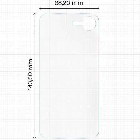 Folia hydrożelowa na tył Bizon Glass Hydrogel do iPhone 16e, 1 sztuka