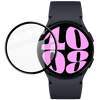 Szkło hybrydowe Bizon Glass Watch Edge Hybrid dla Galaxy Watch 6 44mm, czarne