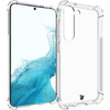 Etui + 2x szkło + obiektyw Bizon Case Clear Pack do Samsung Galaxy S23, przezroczyste