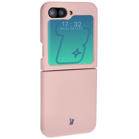 Silikonowe etui Bizon Soft Case do Galaxy Z Flip6, jasnoróżowe