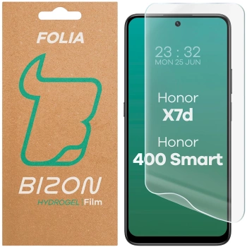 Folia hydrożelowa na ekran Bizon Glass Hydrogel Front do Honor X7d / Honor 400 Smart, 1 sztuka