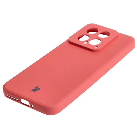 Etui Bizon Case Silicone Sq do Xiaomi 14, brudny róż
