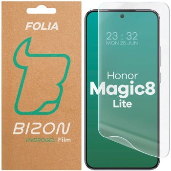Folia hydrożelowa na ekran Bizon Glass Hydrogel Front do Honor Magic8 Lite, 1 sztuka