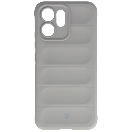 Pancerne etui Bizon Case Tur do Oppo Reno 14 F / 14 FS, jasnoszare