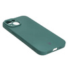 Etui Bizon Case Silicone do Apple iPhone 15, ciemnozielone