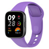 Pasek Bizon Strap Watch Dots do Xiaomi Redmi Watch 3, fioletowy