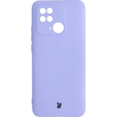 Etui Bizon Case Silicone do Xiaomi Redmi 10C, jasnofioletowe