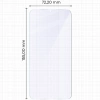 Elastyczne szkło hybrydowe Bizon Glass Mule do Galaxy S25 Plus