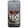 Pancerne etui Bizon Case Tur do Xiaomi Redmi 15C 4G / 5G / POCO C85 4G, jasnoniebieskie