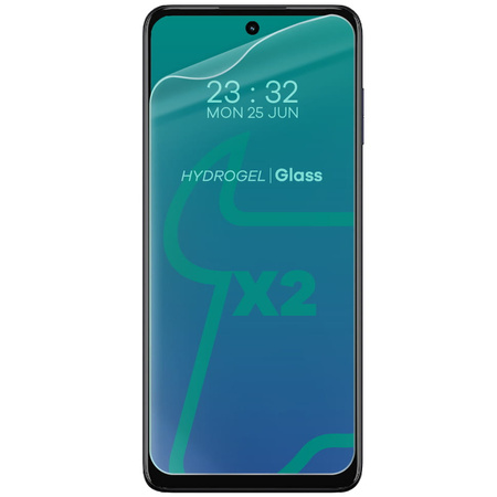 Folia hydrożelowa na ekran Bizon Glass Hydrogel Front Duo do Moto G73, 2 sztuki
