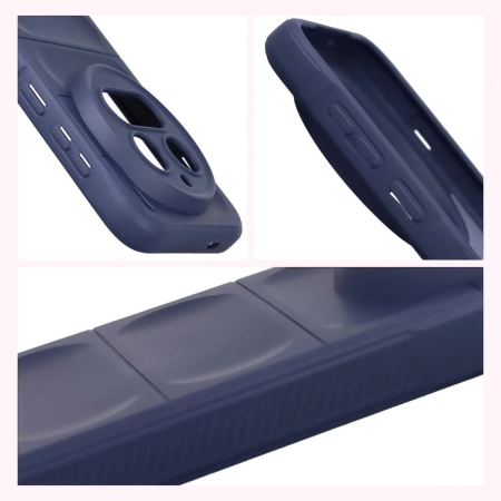 Pancerne etui Bizon Case Tur do Vivo X300 Pro, granatowe