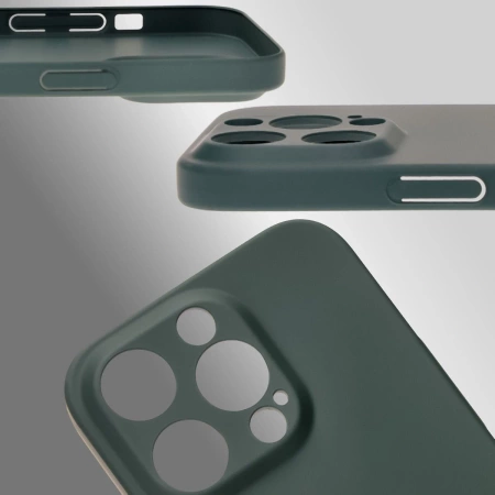 Etui Bizon Case Łupka do iPhone 14 Pro, zielone