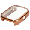 Etui z osłoną ekranu Bizon Case Watch Felipe do Xiaomi Redmi Watch 5, różowozłote