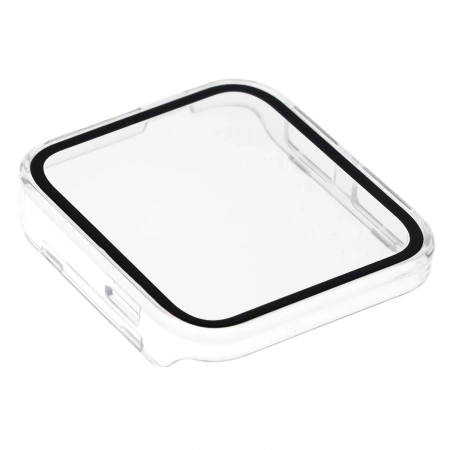 Etui ze szkłem do zegarka Bizon Case Watch Adamo do Garmin Venu X1, przezroczyste