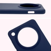 Silikonowe etui Bizon Soft Case do Oppo Find X8 Pro, ciemnoniebieskie