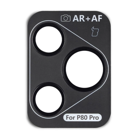 Szkło na aparat z aplikatorem Bizon Glass Snap Lens do Huawei Pura 80 Pro / Pro Plus, 1 zestaw, czarna ramka