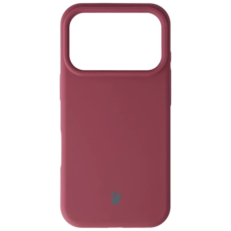 Silikonowe etui Bizon Soft Case do iPhone 17 Pro, ciemnofioletowe