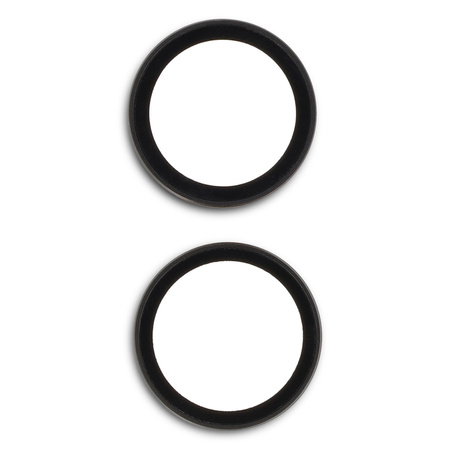 Szkło na aparat Bizon Glass Snap Lens do Oppo Reno13 F/FS, 1 zestaw, czarna ramka
