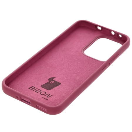Silikonowe etui Bizon Soft Case do Oppo Reno13, ciemnofioletowe