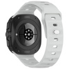 Silikonowy pasek Bizon Strap Watch Silicone G do Galaxy Watch Ultra 2 / 1, jasnoszary