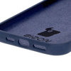 Silikonowe etui Bizon Soft Case do iPhone 16 Plus, ciemnoniebieskie