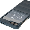 Pancerne etui Bizon Case Tur do Galaxy Z Flip7 FE / Z Flip6, granatowe