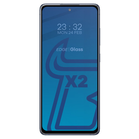 2x Szkło + szybka na aparat Bizon Edge Pack do  Galaxy S20 FE