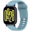 Pasek silikonowy do smartwatcha, Bizon Strap Watch Silicone Pro H, Quick Release 22 mm, jasnoniebieski
