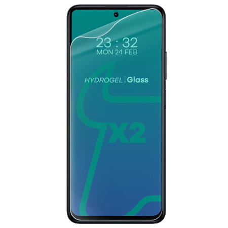 Folia hydrożelowa na ekran Bizon Glass Hydrogel do Xiaomi Poco X4 GT, 2 sztuki