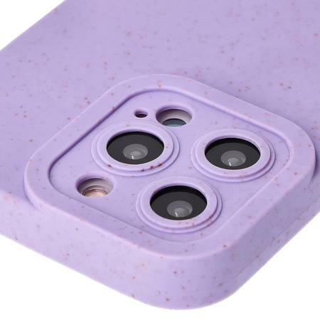 Ekologiczne etui Bizon Bio-Case do iPhone 13 Pro, fioletowe