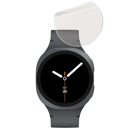 Folia matowa Bizon Glass Watch Film Sun Duo do Galaxy Watch 8 44 mm, 2 sztuki