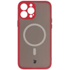 Etui Bizon Case Hybrid MagSafe do Apple iPhone 13 Pro Max, czerwone