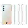 Etui + 2x szkło Bizon Case Clear Pack do Galaxy S23 FE, przezroczyste