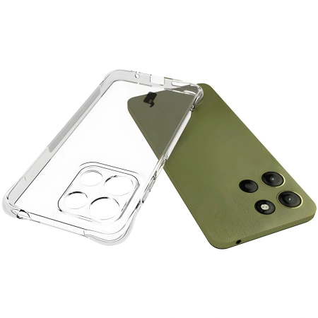 Elastyczne etui + 2x szkło hartowane Bizon Case Clear Pack do Motorola Moto G15 / G15 Power