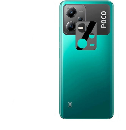 Szkło na aparat Bizon Glass Silk Lens do Poco X5, Redmi Note 12 5G, 2 sztuki